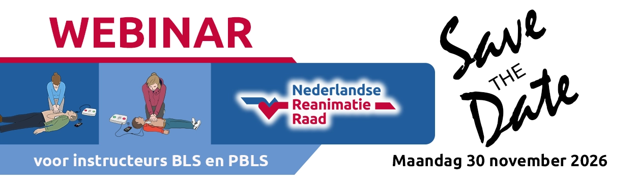 Save the date: Webinar voor instructeurs BLS en PBLS